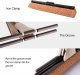 Sponge Mop for Floor Cleaning with 2pcs Absorbent Sponge Hands Free Wash Roller Mops