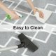 Shaggy Rug, 5x7ft Gray Area Rug, Fluffy Moroccan Geometric Rug for Interior Decor