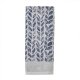 Distressed Leaves Hand Towel (2-Pack),Denim Blue