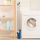 Upright Dustpan and Broom Set with 52" Long Retractable Handle