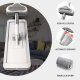 360 Hands-Free Self Wringing Floor Cleaning Mop, with 4 x Washable Pads,White